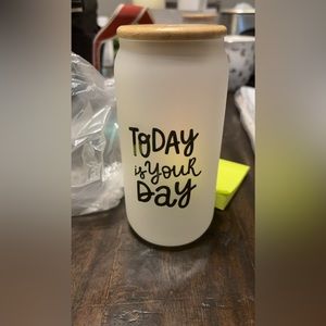 Glass cup 16oz